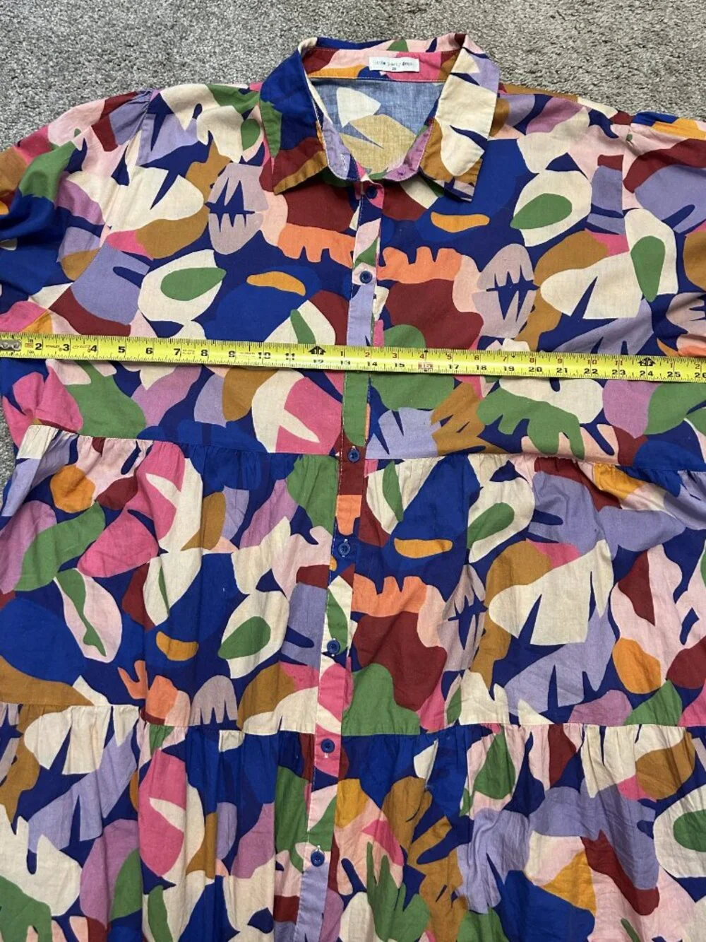 Little Party Dress Michelle Tiered Swing Shirt Dress AU 20 US 16 Plus Size - Picture 5 of 7